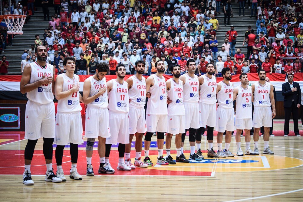 تیم ملی بسکتبال ایران در رده‌بندی جهانی ۲ پله سقوط کرد