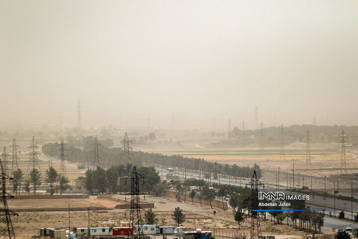 آلودگی هوا در شهرستان مبارکه