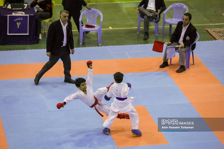 افتتاح سی و یکمین دوره مسابقات کاراته قهرمانی کشور
