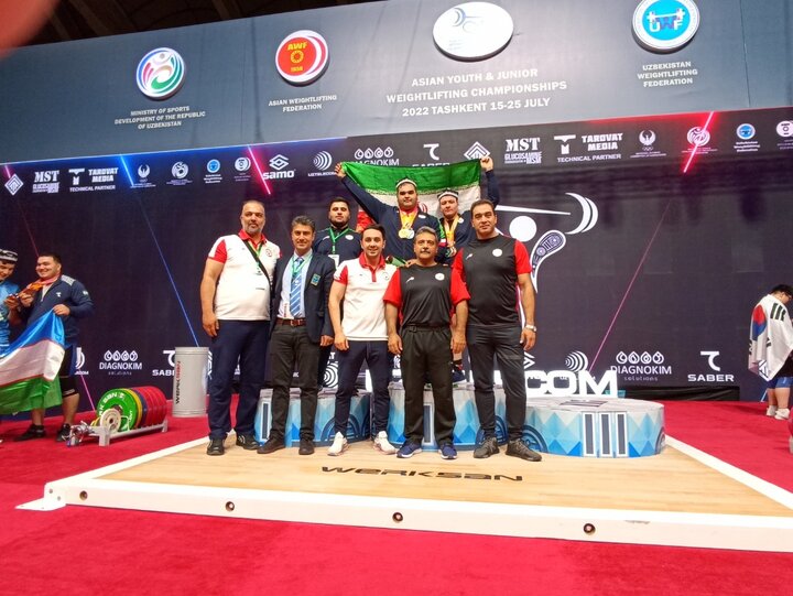 نایب قهرمانی جوانان وزنه‌برداری ایران در آسیا