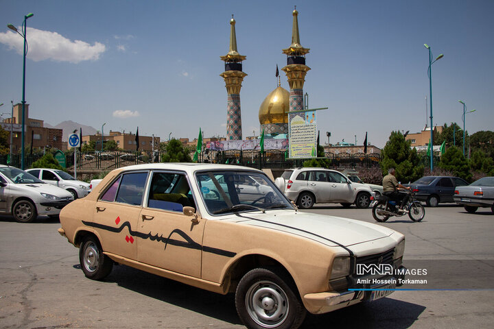 تصاویر| ماشین نویسی محرم در همدان