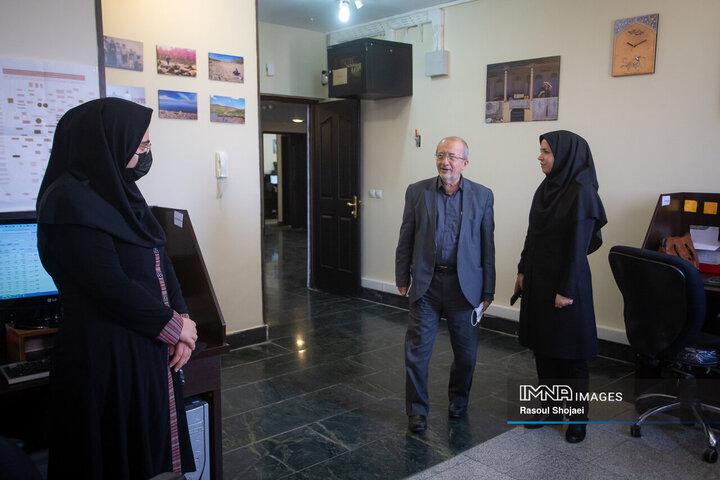 بازدید عضو شورای اسلامی شهر اصفهان از خبرگزاری ایمنا