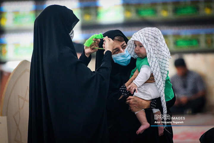 Iranian mothers pay tribute to Hazrat Ali Asghar 