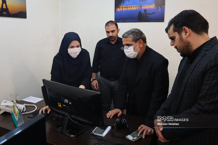 بازدید معاون سیاسی امنیتی استانداری از مجتمع مطبوعاتی اصفهان