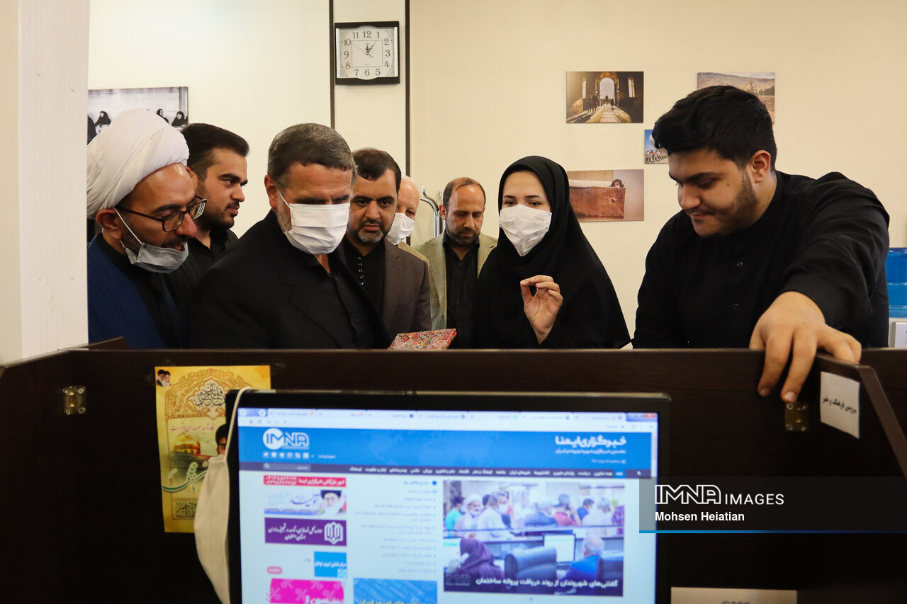 بازدید معاون سیاسی امنیتی استانداری از مجتمع مطبوعاتی اصفهان