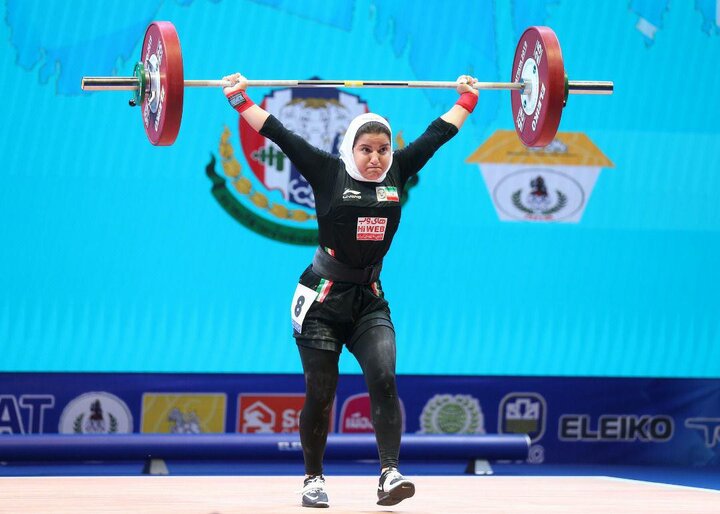 بانوی وزنه‌بردار ایران در رده هشتم آسیا