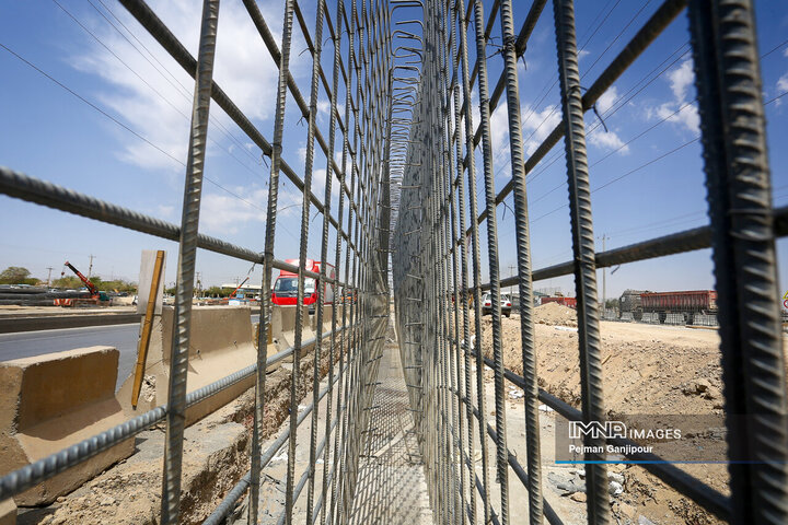 پروژه تقاطع غیر همسطح اتصال بلوار تابان به آسمان