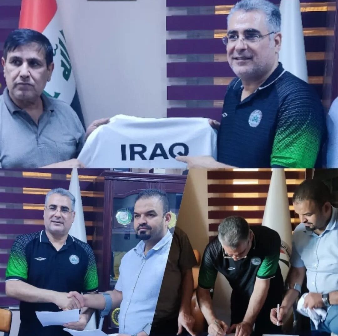 حضور یک ایرانی در تیم ملی والیبال نشسته عراق+عکس