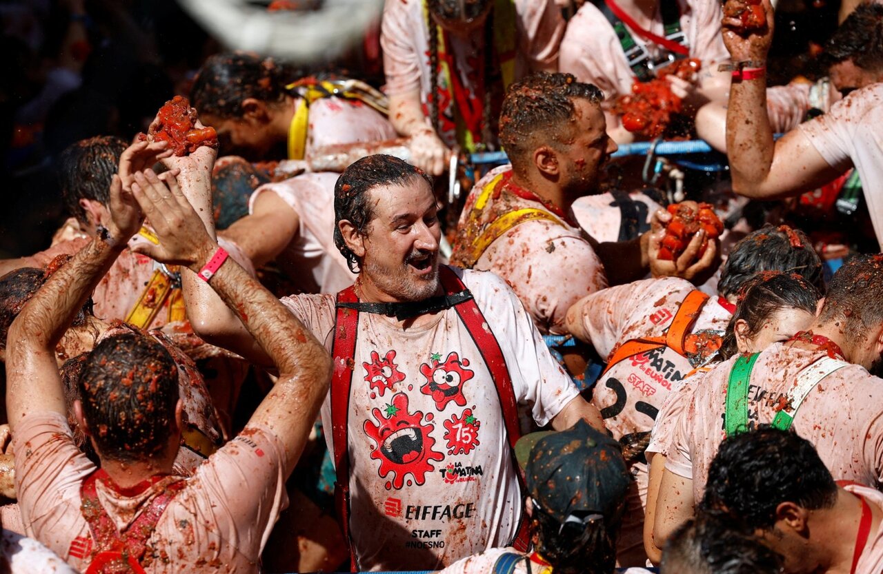 Spain’s La Tomatina festival returns after pandemic pause