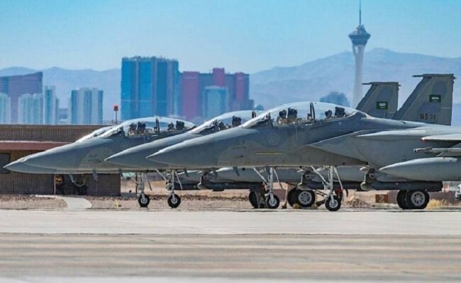 تمرینات هوایی مشترک عربستان و آمریکا