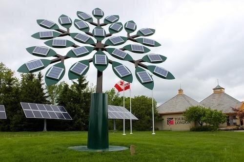 ایجاد درختان خورشیدی مقرون‌به‌صرفه در بریتانیا 