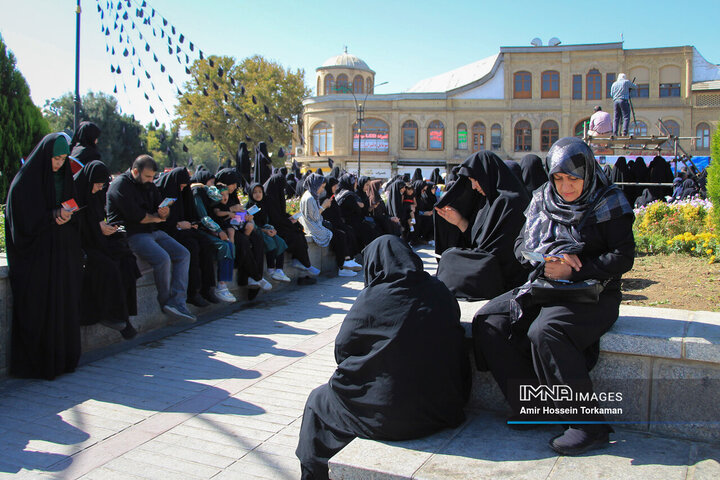 اجتماع جاماندگان اربعین در کیش