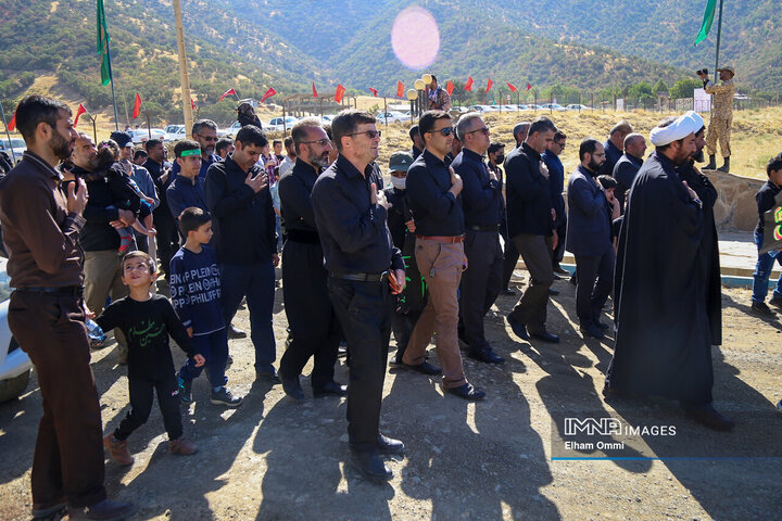 اجتماع جاماندگان اربعین در مریوان