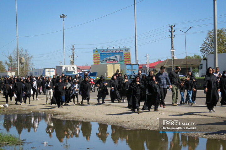 اجتماع جاماندگان اربعین در آستارا