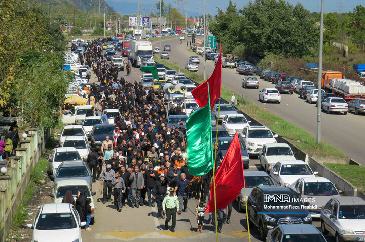 اجتماع جاماندگان اربعین در آستارا