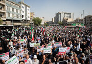 راهپیمایی مردم شهرهای ایران در محکومیت اغتشاشات اخیر