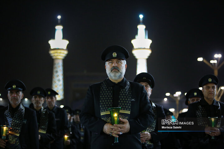 آئین خطبه خوانی شب شهادت امام رضا(ع)