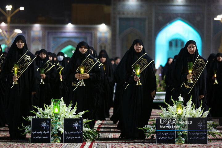 آئین خطبه خوانی شب شهادت امام رضا(ع)