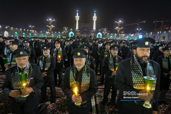 آئین خطبه خوانی شب شهادت امام رضا(ع)