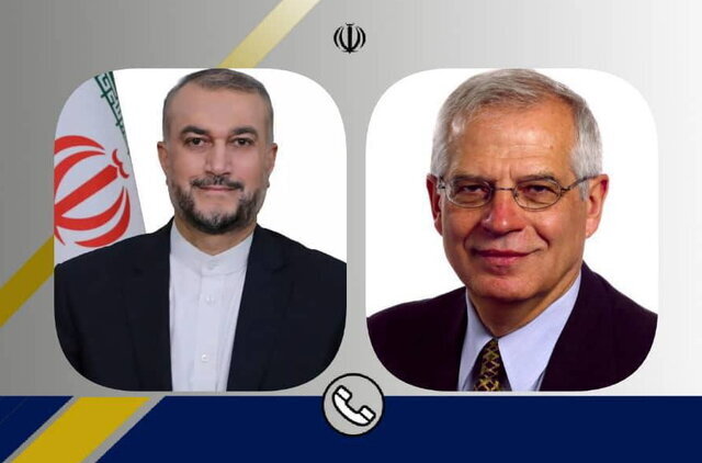 امیرعبداللهیان و بورل گفت‌وگو کردند/ اعتراض ایران به رفتار نسنجیده پارلمان اروپا