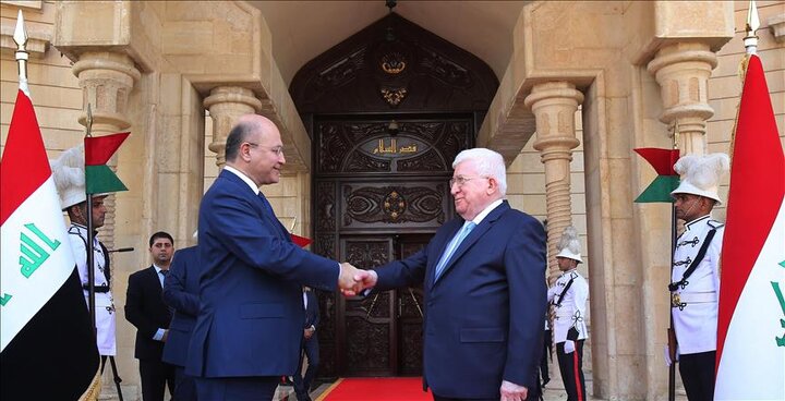 «عبداللطیف رشید» ریاست‌جمهوری عراق را از برهم صالح تحویل گرفت
