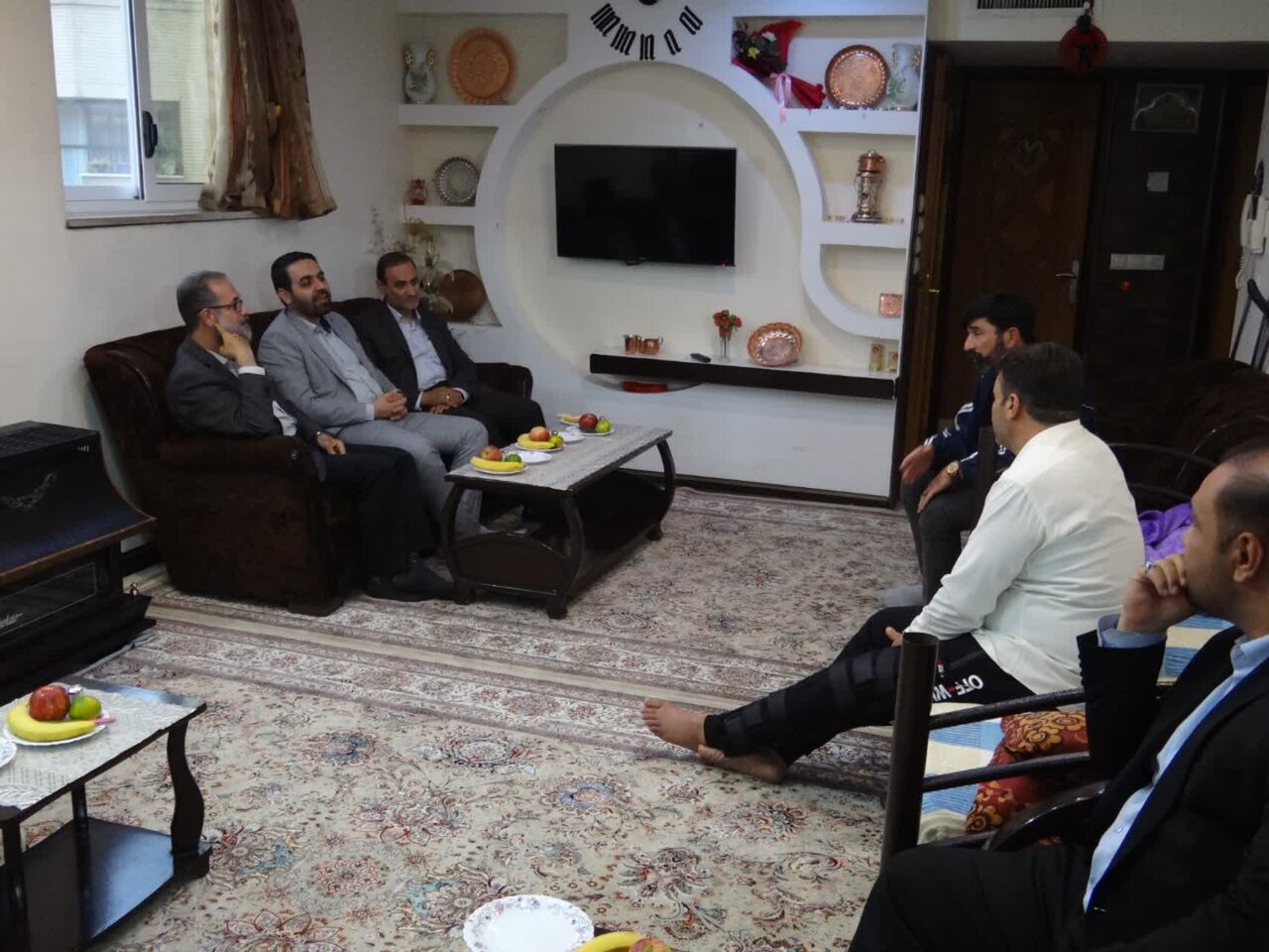 عیادت از کارکنان اتوبوسرانی اصفهان