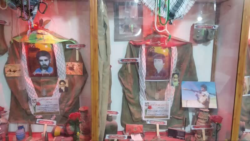 موزهای با یادگاریهای ۳۱ شهید محمودآباد