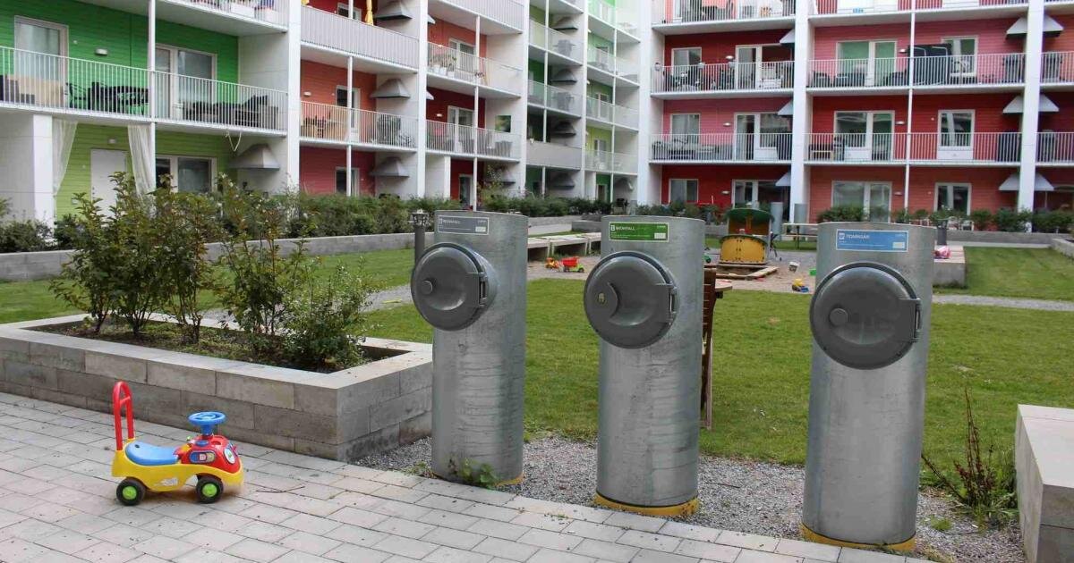 لولههای جاروبرقی؛ ابتکار استکهلم برای دفع زبالههای شهری