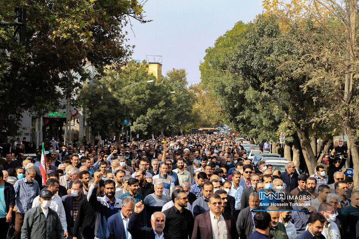 برگزاری راهپیمایی با شکوه و پرشور ۱۳ آبان در استان یزد
