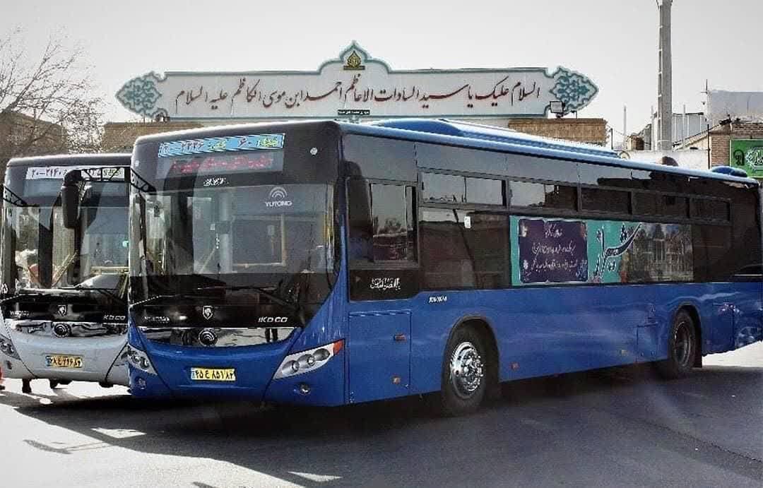 سرویس‌دهی ۱۵۰ اتوبوس در آیین تشییع پیکر شهدای حمله تروریستی حرم شاهچراغ(ع)