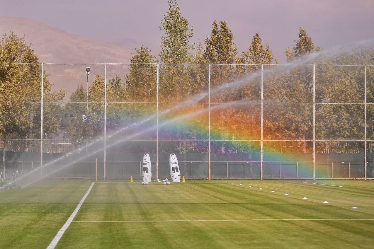 تمرین تیمملی رنگی شد+عکس