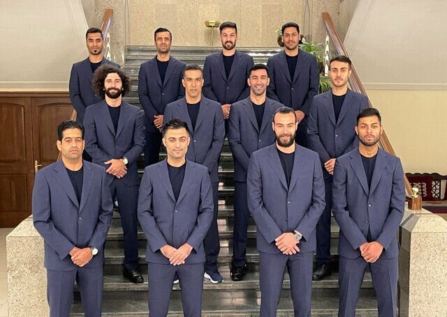 بدرقه تیمملی فوتبالساحلی به مسابقات بینقارهای+عکس