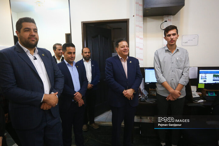 بازدید مدیرعامل باشگاه سپاهان از خبرگزاری ایمنا