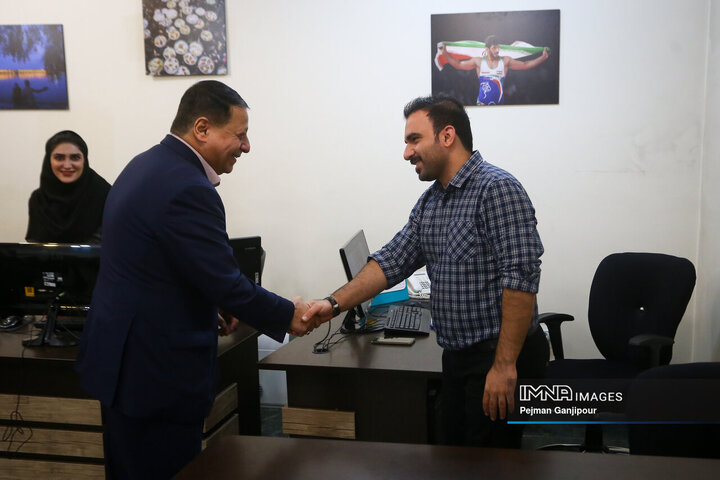 بازدید مدیرعامل باشگاه سپاهان از خبرگزاری ایمنا