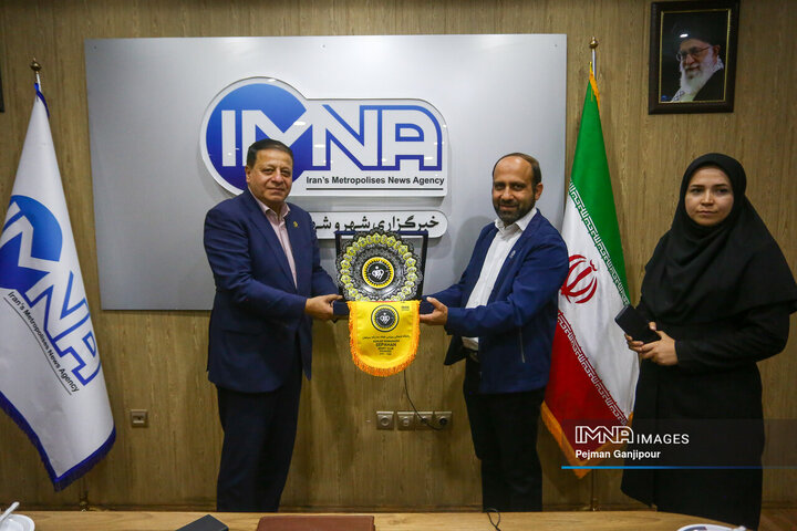 بازدید مدیرعامل باشگاه سپاهان از خبرگزاری ایمنا