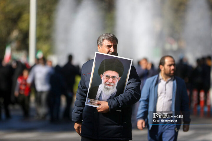 راهپیمایی مردم تبریز