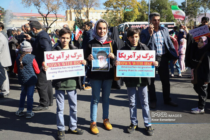 راهپیمایی مردم تبریز