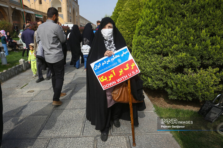 راهپیمایی روز مبارزه با استکبار در اصفهان