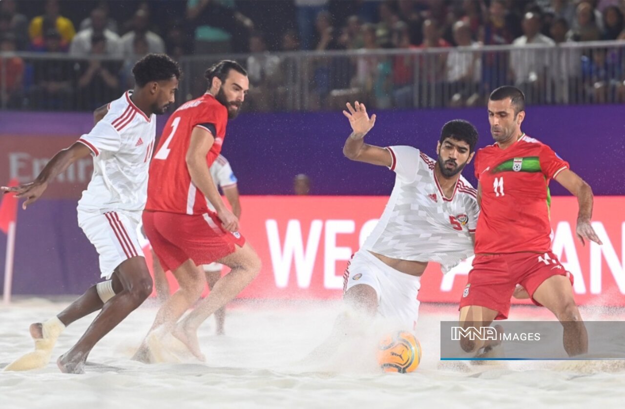 تیم ساحلی ایران در مسیر قهرمانی جام ملت‌های آسیا