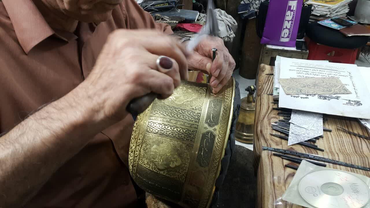 روایت تاراج اصفهان در قلمزنی