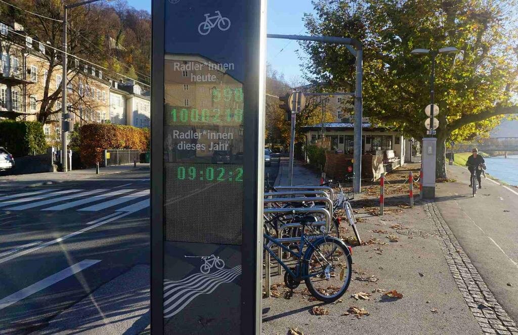 ثبت ۱۰ میلیون سفر شهری با دوچرخه در زالتسبورگ اتریش