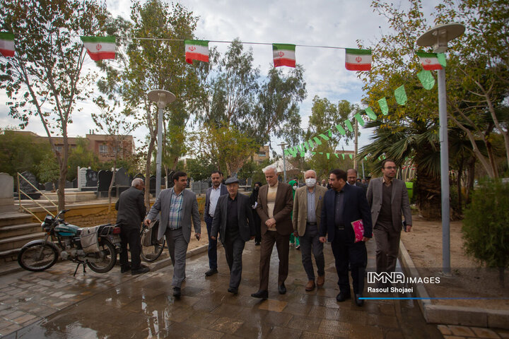 آیین بهره‌برداری از پروژه‌های منطقه 11 شهرداری اصفهان