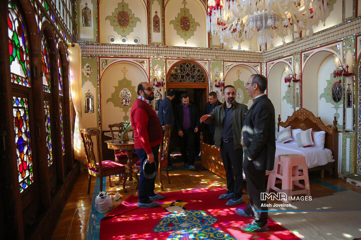 بازدید اعضای شورای شهر از خانه‌های تاریخی اصفهان