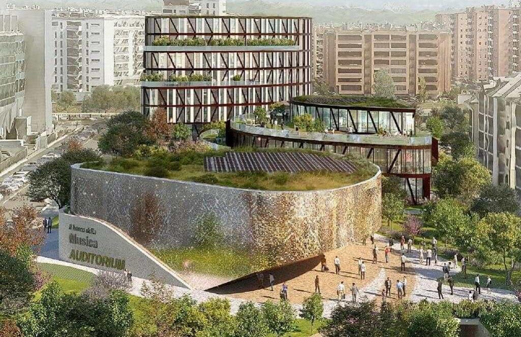 تبدیل منطقه متروکه صنعتی میلان به جنگل موسیقی