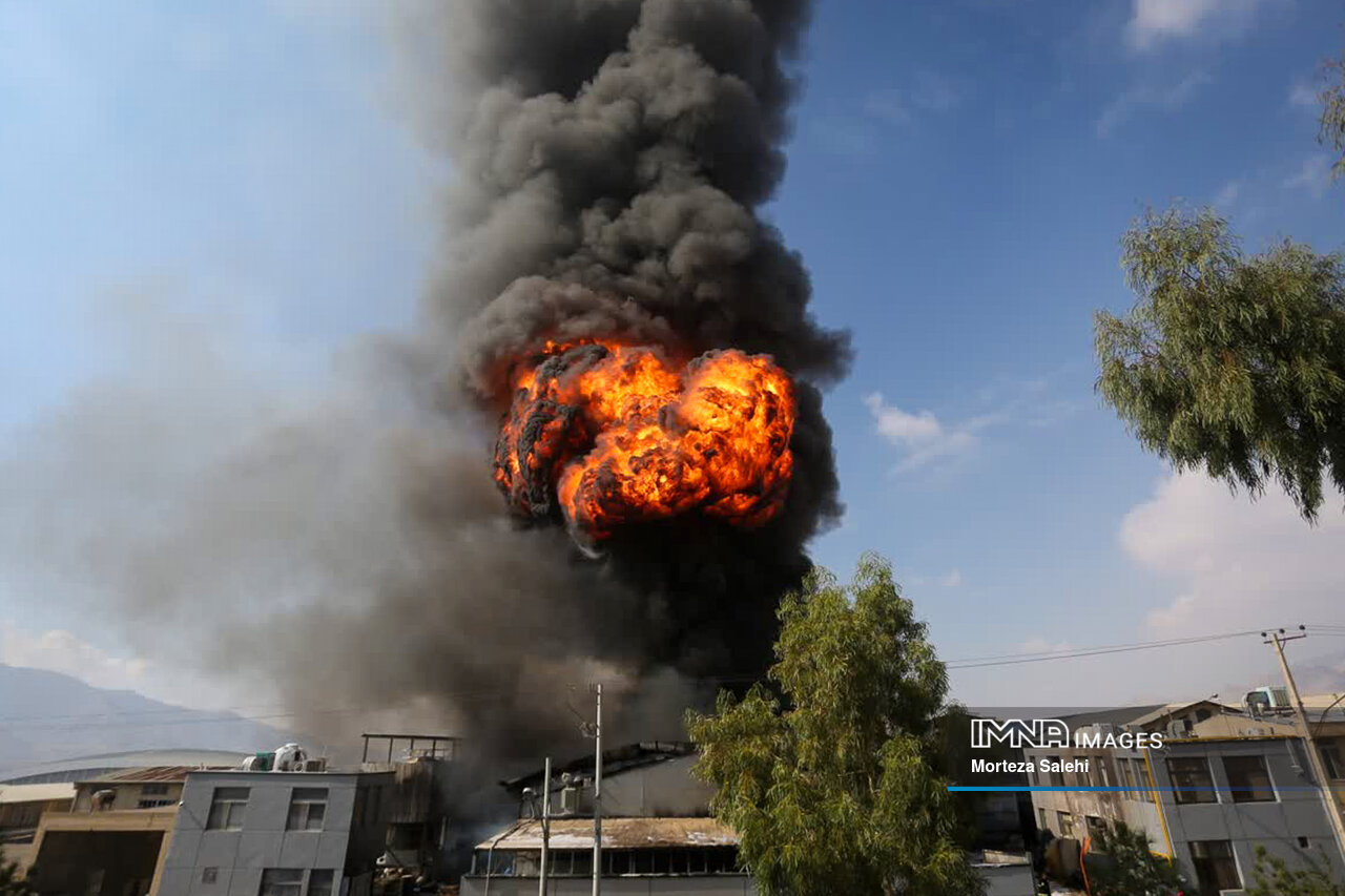 نشت گاز، منزل مسکونی را به آتش کشید