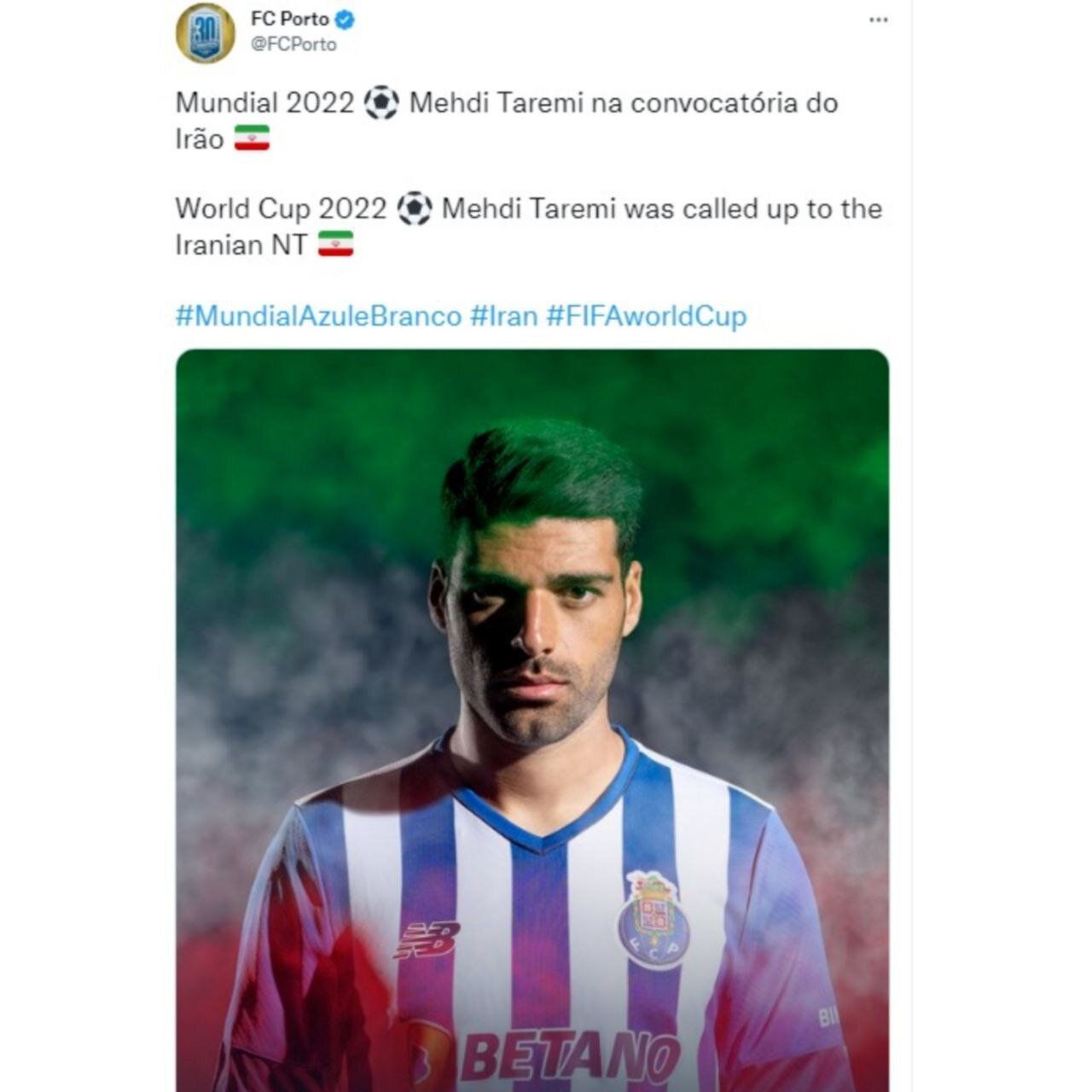 آرزوی موفقیت پورتو و لورکوزن برای ستاره‌های ایرانی‌ در جام‌جهانی+ عکس
