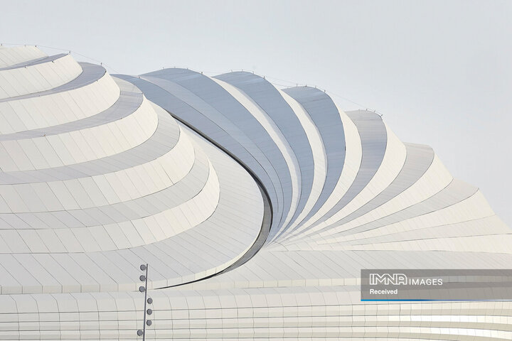معماری ورزشگاه الجنوب از نوعی قایق و همچنین مروارید که نقش اساسی در اقتصاد قطر دارد الهام گرفته شده است