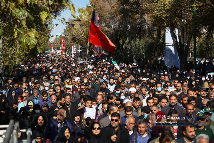 تشییع شهدای مدافع امنیت در اصفهان