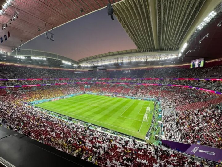 اسطوره‌های فوتبال دنیا تماشاگر ویژه دیدار قطر - اکوادور+عکس