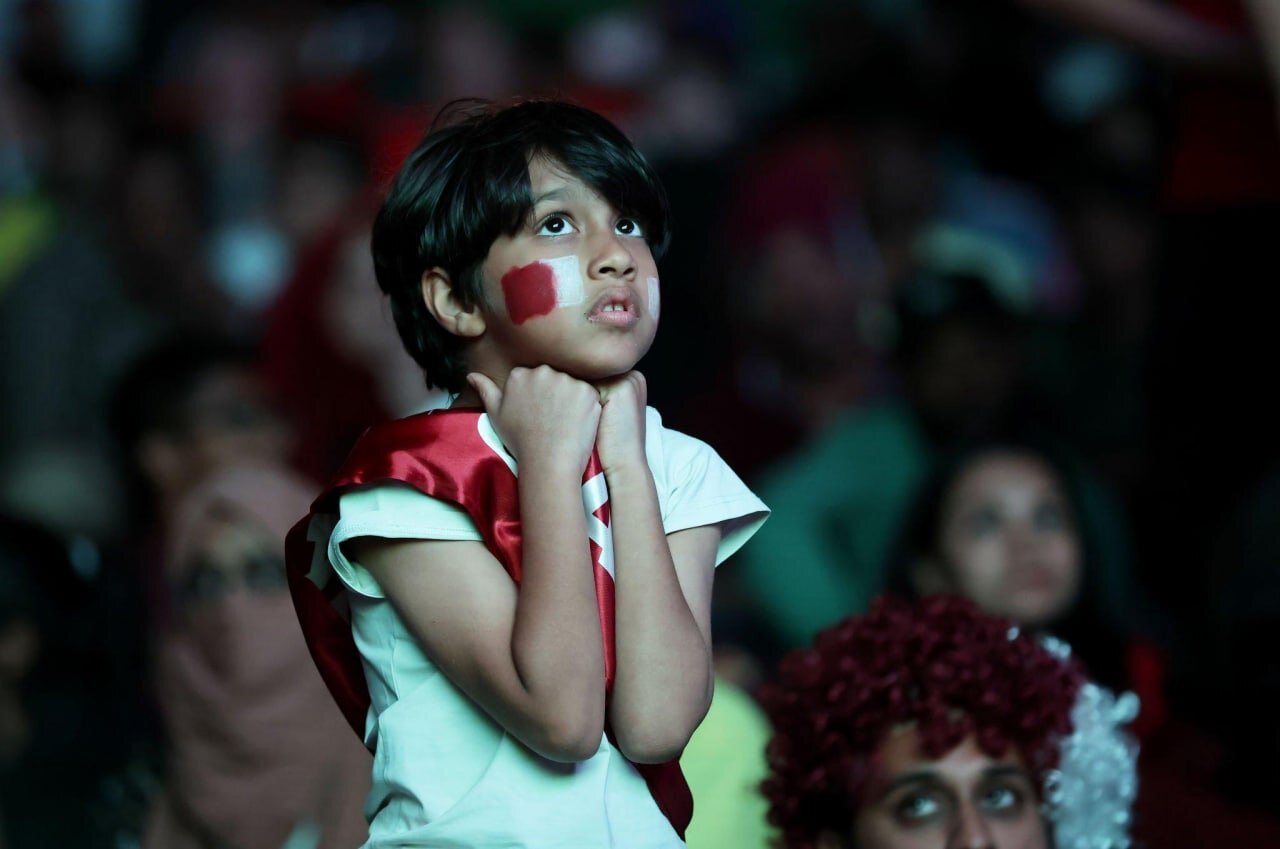 تماشاگران قطری انتظار شکست در بازی افتتاحیه را نداشتند!+عکس